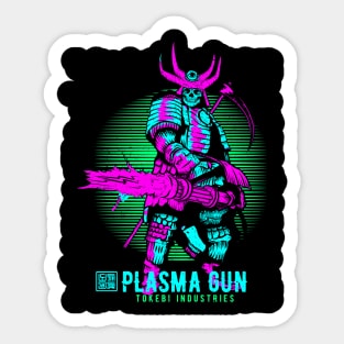 Tokebi's Samurai Plasma Gun Sticker